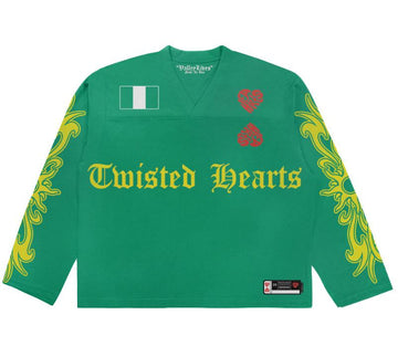 Twisted Hearts Long Sleeve Crop Top